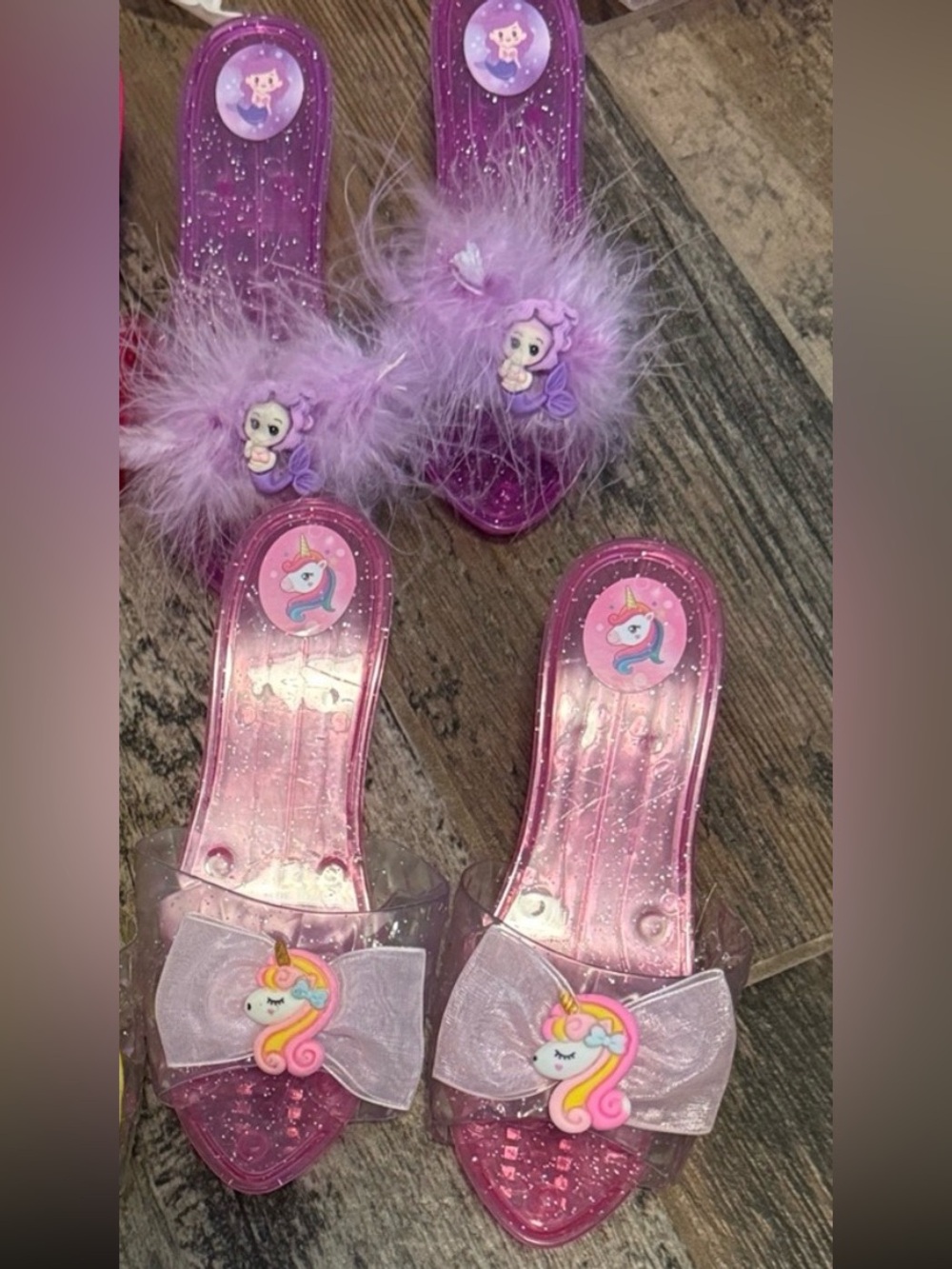 Barbie Sparkling Dress-Up Shoe Collection - Pink, Purple, light pink